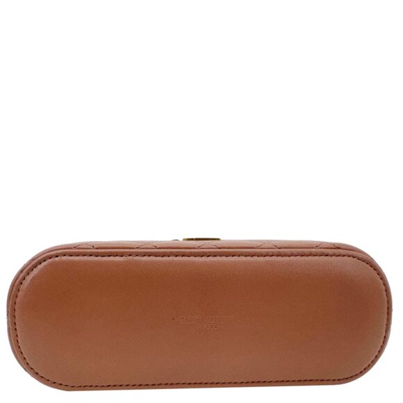 Yves Saint Laurent  Gaby Vanity Quilted Leather Crossbody Bag Barely Pink - Picture 10 of 12